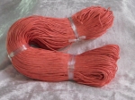 1.5mm Light Coral Waxed Cotton